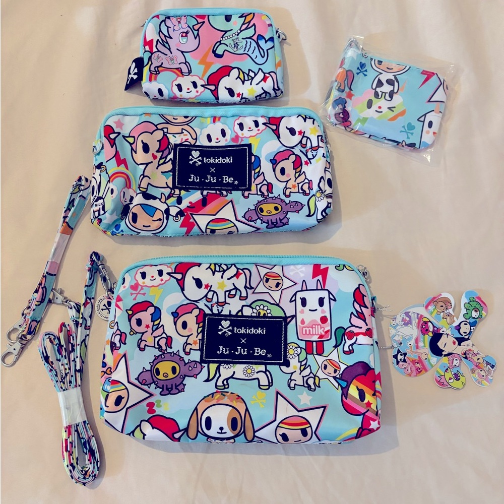 NWT Tokidoki x JuJuBe Unikiki 2.0 Be Set & Coin Purse